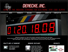 Tablet Screenshot of denecke.com